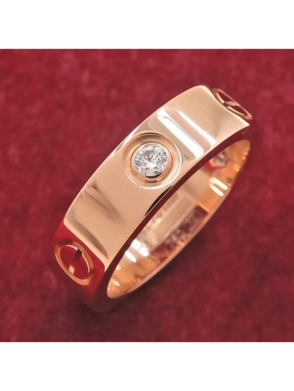 Cartier Love Ring Half Diamond 55